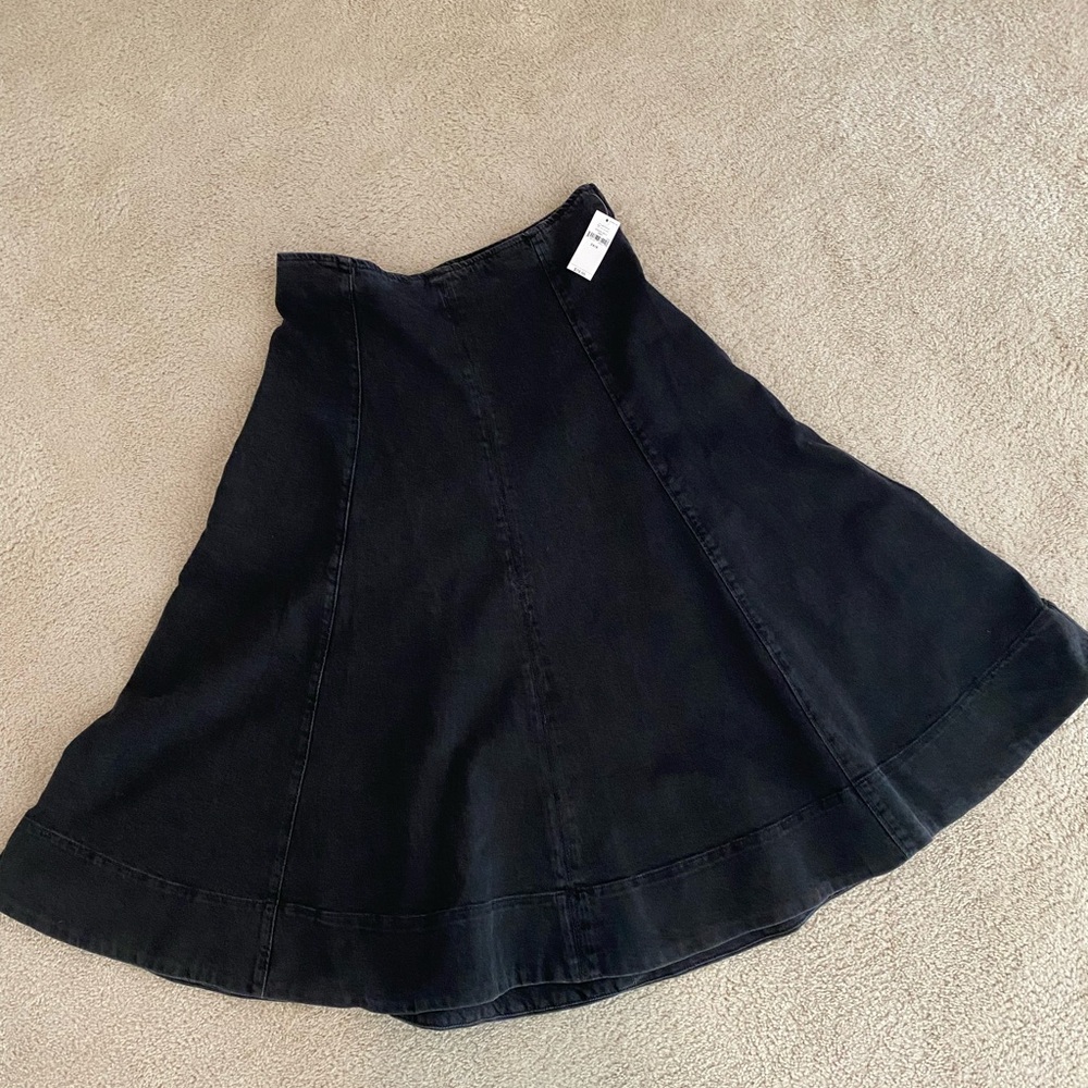 GAP Black Midi Skirt